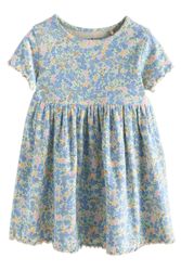 Next Jerseykleid Kurzärmeliges, geripptes Jersey-Kleid (1-tlg) günstig online kaufen