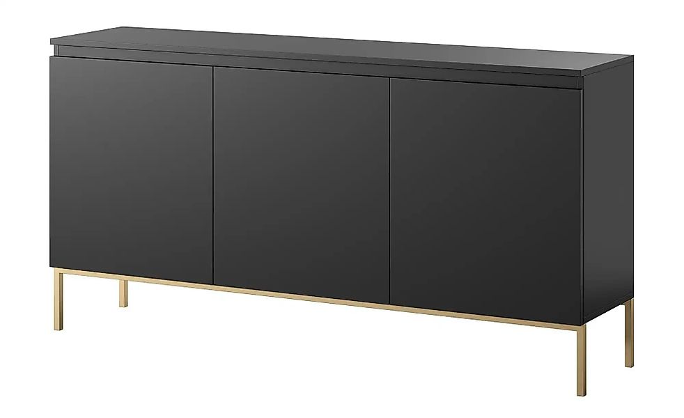 Sideboard  Bemmi ¦ schwarz ¦ Maße (cm): B: 150 H: 77 Kommoden & Sideboards günstig online kaufen