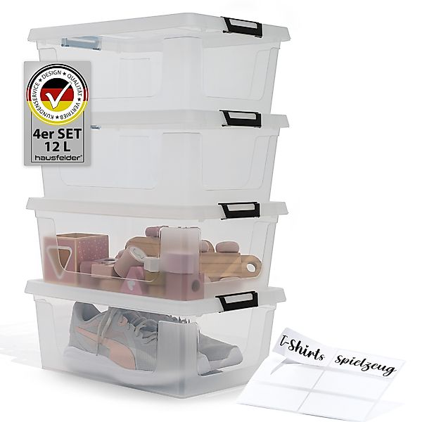 Hausfelder Aufbewahrungsbox Ordnungsboxen mit Deckel und günstig online kaufen