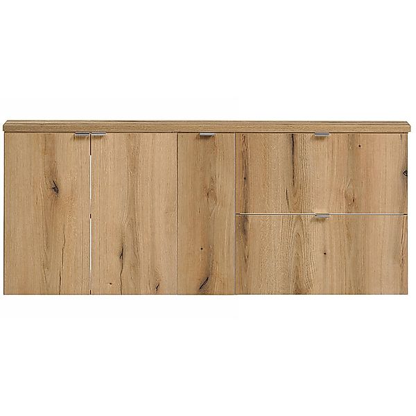 Doppelwaschtisch 140cm, Eiche, NEWPORT-56-OAK günstig online kaufen