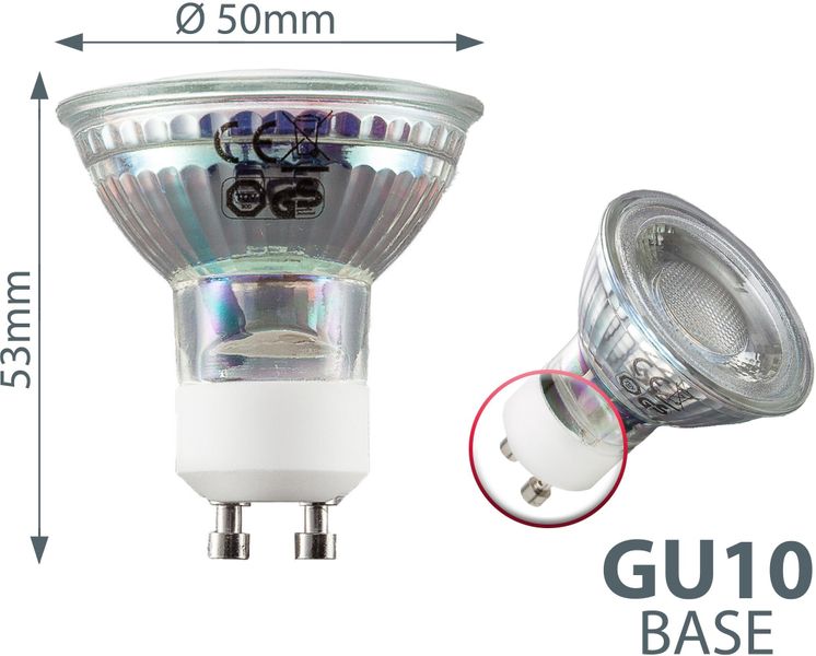 B.K.Licht LED-Leuchtmittel, GU10, 10 St., Warmweiß, günstig online kaufen