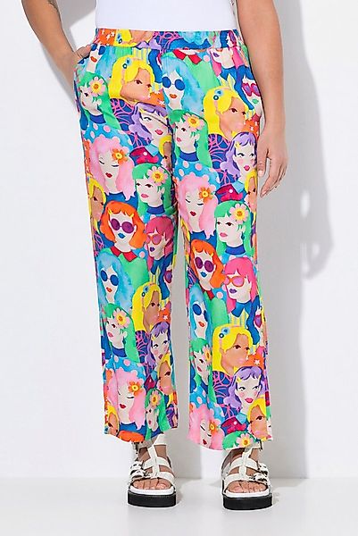 Angel of Style Schlupfhose Hose weites Bein Gesichterdruck günstig online kaufen