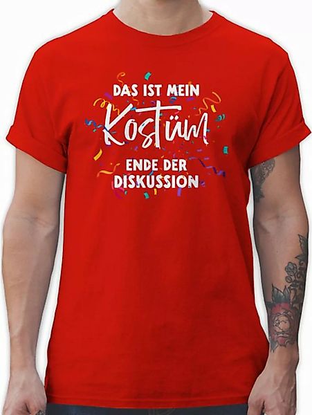 Shirtracer T-Shirt Das ist mein Kostüm Ende der Diskussion I Karneval Kostü günstig online kaufen