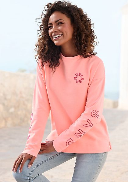 Elbsand Sweatshirt Andra mit Logoprint günstig online kaufen