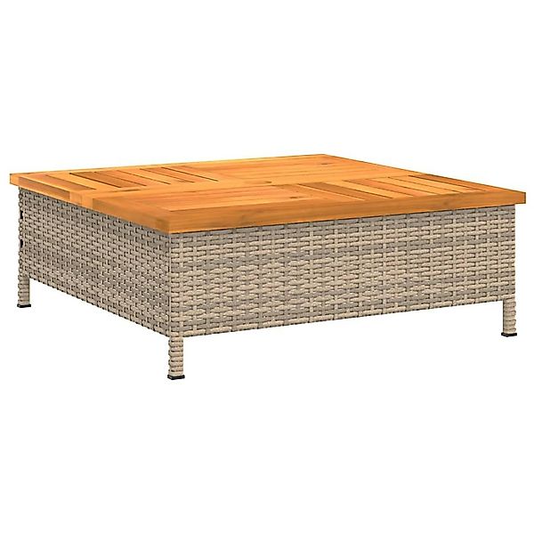 vidaXL Gartentisch Gartentisch Beige 70x70x25 cm günstig online kaufen