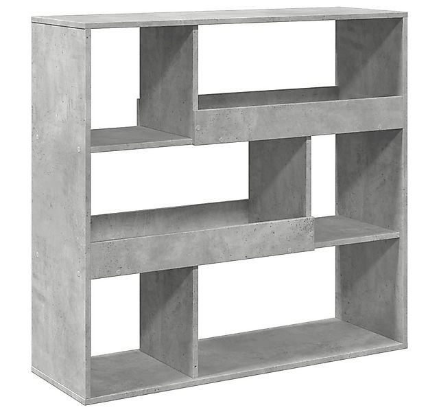 vidaXL Bücherregal Raumteiler Betongrau 100x33x94,5 cm Holzwerkstoff, 1-tlg günstig online kaufen