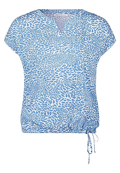 Betty&Co Kurzarmshirt "Betty & Co Damen Casual-Shirt mit Tunnelzug", (1 tlg günstig online kaufen