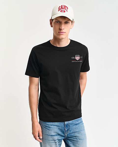 Gant T-Shirt "REG ARCHIVE SHIELD EMB SS T-SHIRT", von dem Archiv aus den 19 günstig online kaufen