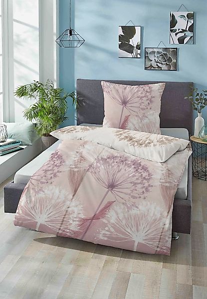 Biberna Bettwäsche Maria, Mako-Satin, 2 teilig, günstig online kaufen