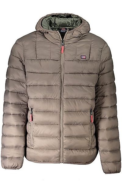 NORWAY 1963 Outdoorjacke Herrenjacke Braun mit Kapuze und Kontrastdetails – günstig online kaufen
