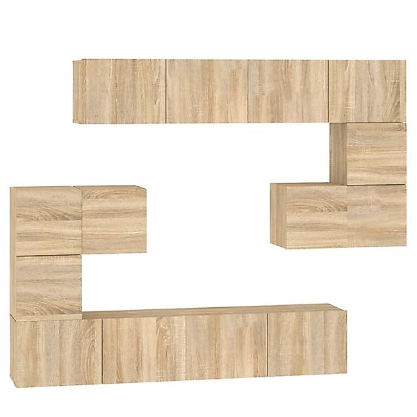 VidaXL TV-Wandschrank Sonoma-Eiche Holzwerkstoff günstig online kaufen