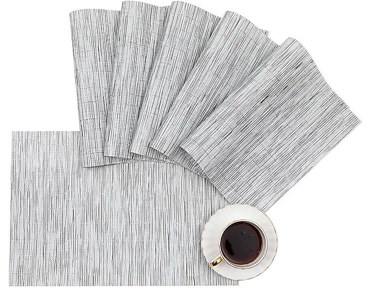 REDOM Platzset 6er Set abwaschbar Tischset Tischuntersetzer, (Platzdeckchen günstig online kaufen