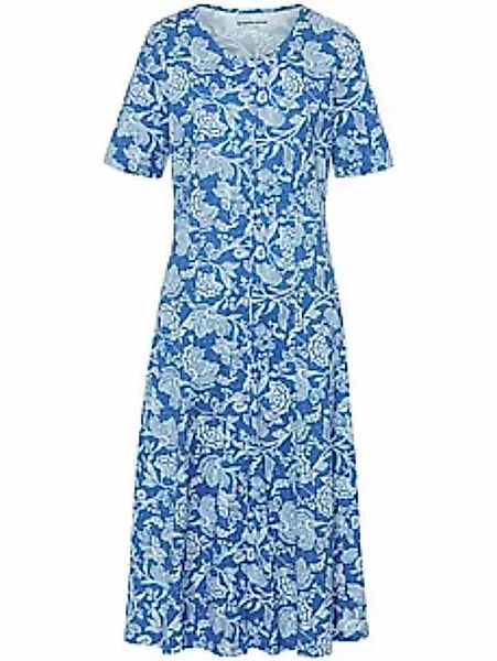 Jersey-Kleid Olga Green Cotton blau günstig online kaufen