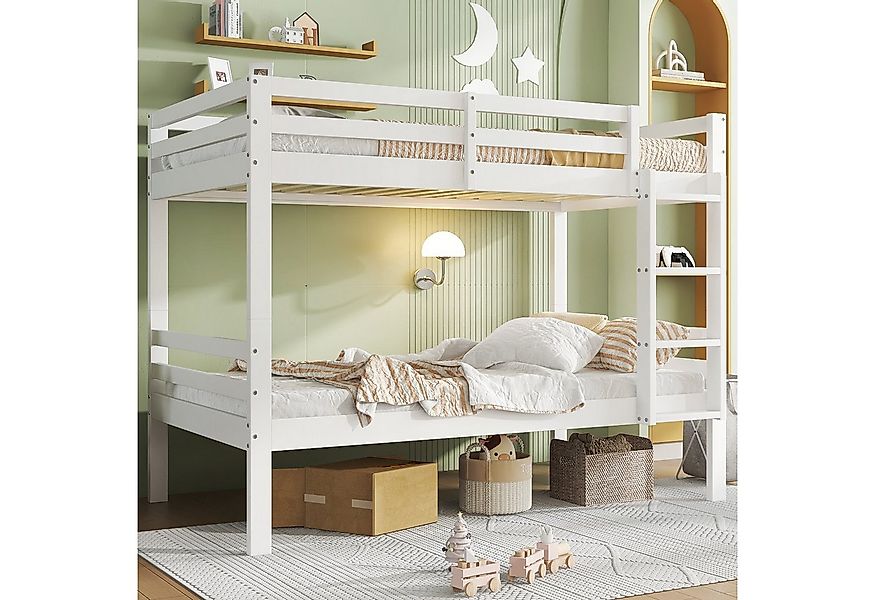 Flieks Etagenbett, Massivholz Kinderbett Umwandelbar 90x200cm günstig online kaufen