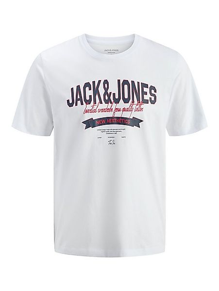 Jack & Jones Rundhalsshirt JJELOGO TEE SS O-NECK 2 COL SS26 SN mit Grafikpr günstig online kaufen