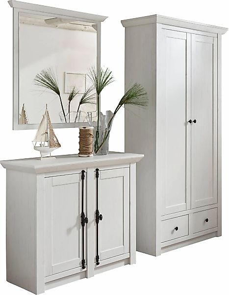 Home affaire Garderoben-Set "California, Komplettset im Landhausstil, moder günstig online kaufen