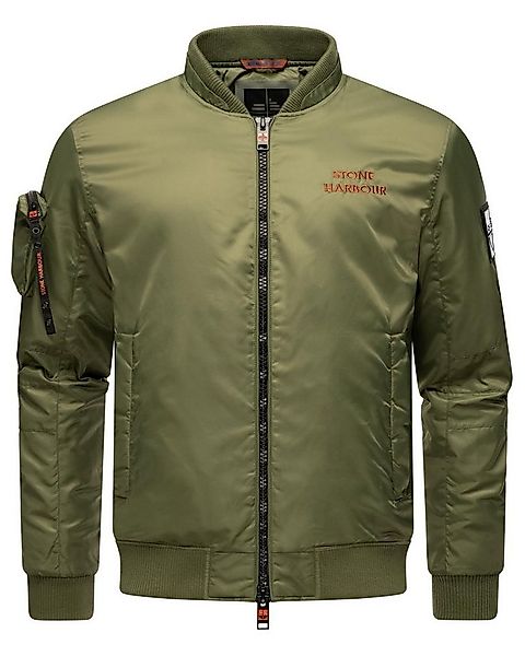 Stone Harbour Bomberjacke Berkoo Coole Herren Pilotenjacke mit praktischer günstig online kaufen