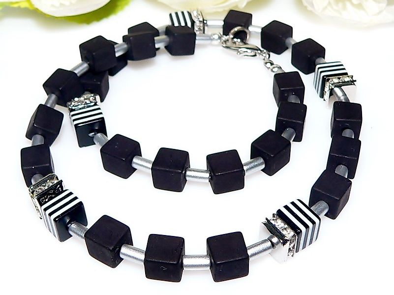 traumschmuck Kette ohne Anhänger 015a Halskette Würfelkette Harz Resin Würf günstig online kaufen