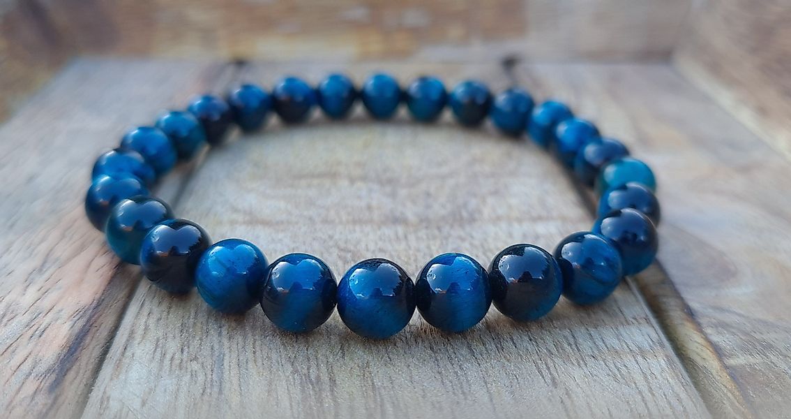 NAHLE Armband Naturstein Perlenarmband Tigerauge (1-tlg), günstig online kaufen