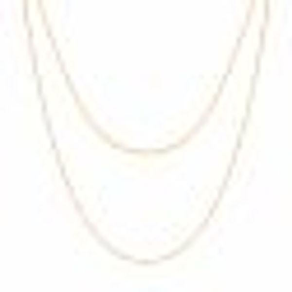 Collier 925 Sterling Silber vergoldet Layering zweifach Schlangenkette günstig online kaufen