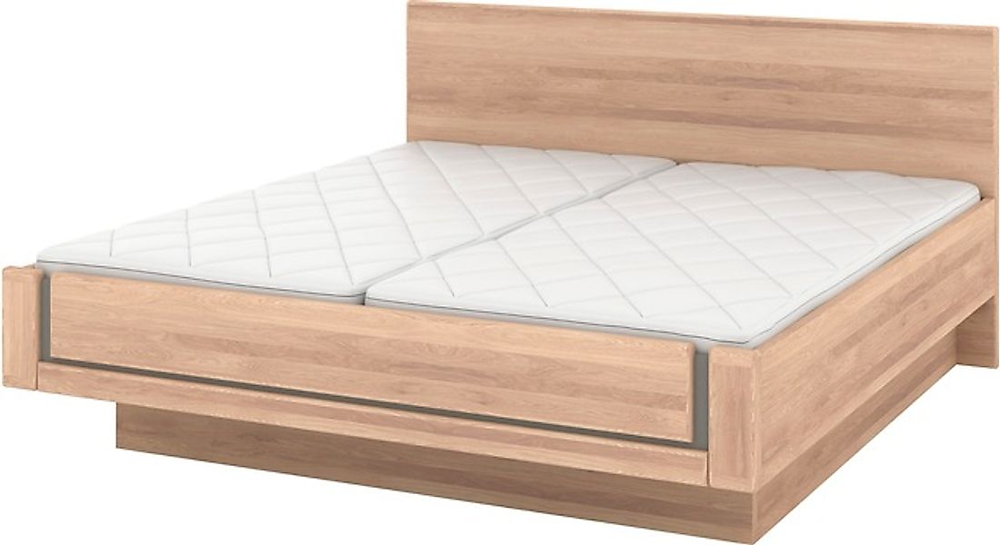 Musterring Holzbett »Sorrent, Bettgestell, Bettrahmen, teilmassiv Eiche«, ( günstig online kaufen