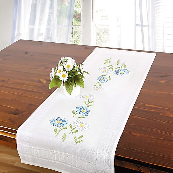 Delindo Lifestyle Kreativset Handarbeits-Tischläufer - Sticken günstig online kaufen