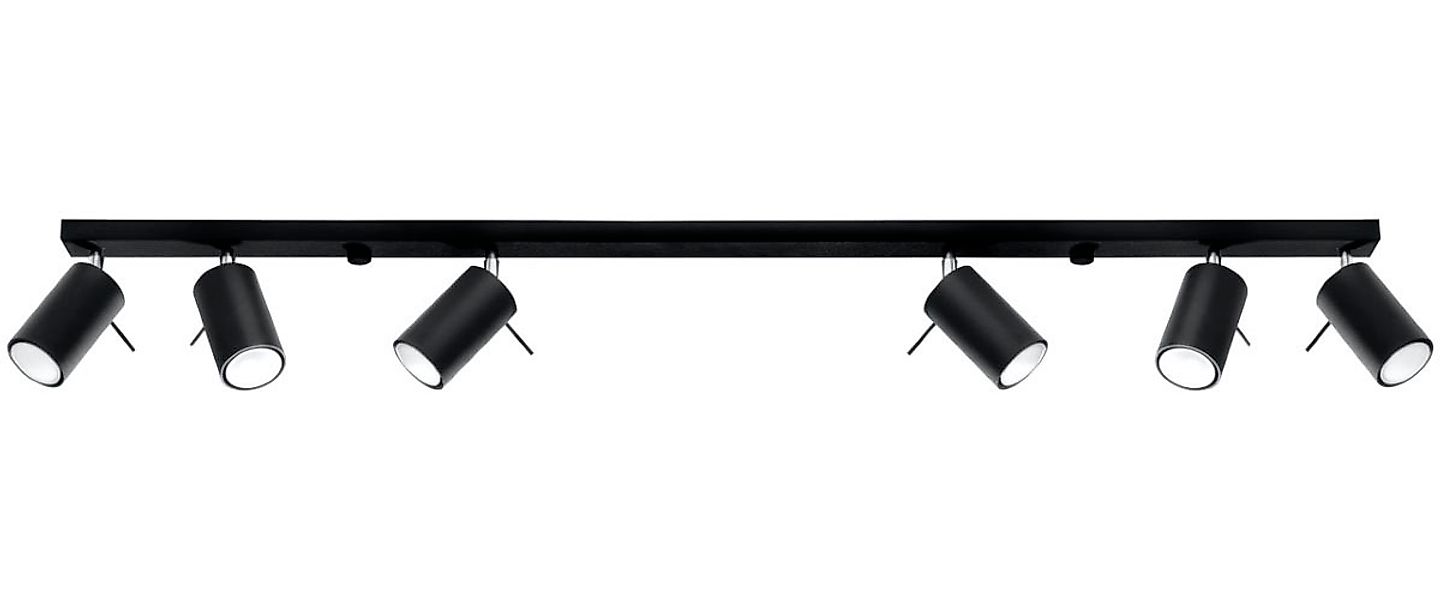 SOLLUX lighting Deckenstrahler »RING«, für Leuchtmittel 6 x GU10   ohne Leu günstig online kaufen