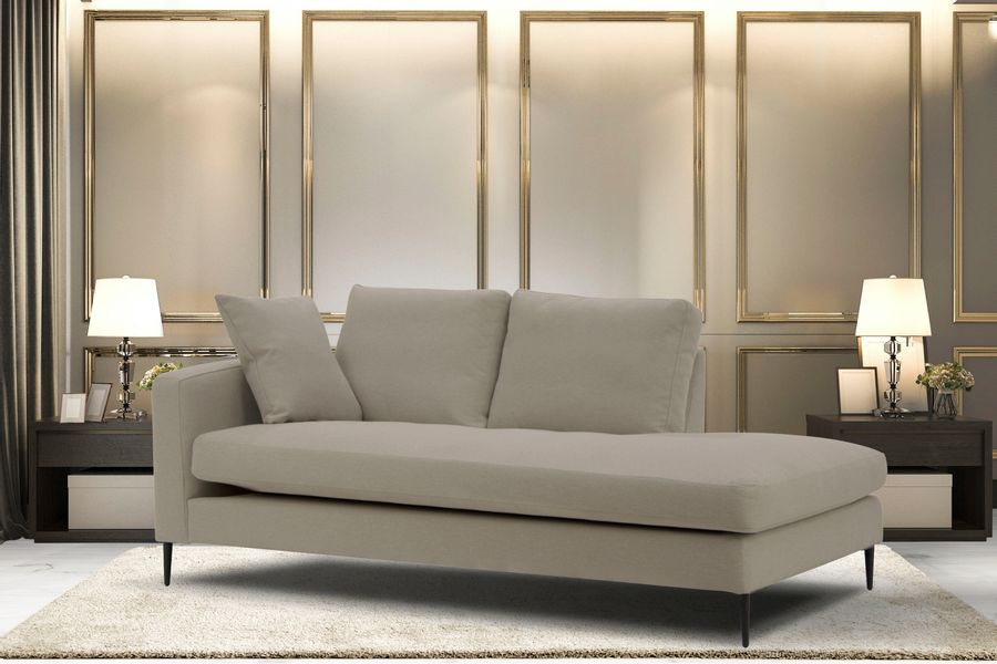 Leonique Recamiere "Cozy Chaiselongue, Maße B/T/H: 195/97/80 cm" mit losen günstig online kaufen