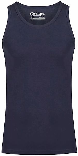 Garage Stretch Basic Singlet Dunkelblau - Größe S günstig online kaufen