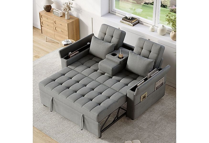 i@home Schlafsofa 2-Sitzer Sofa, mit Stauraum und Verstellbarer Rückenlehne günstig online kaufen