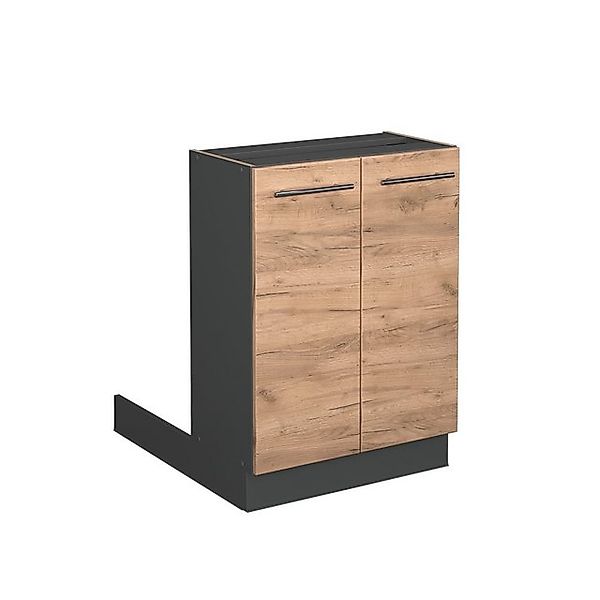 Vicco Unterschrank Fame-Line, Goldkraft Eiche/Anthrazit, 60 günstig online kaufen
