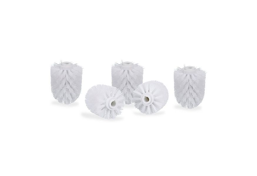 relaxdays Badezimmer-Set WC Bürstenkopf Ersatz im Set 12 mm, weiß günstig online kaufen