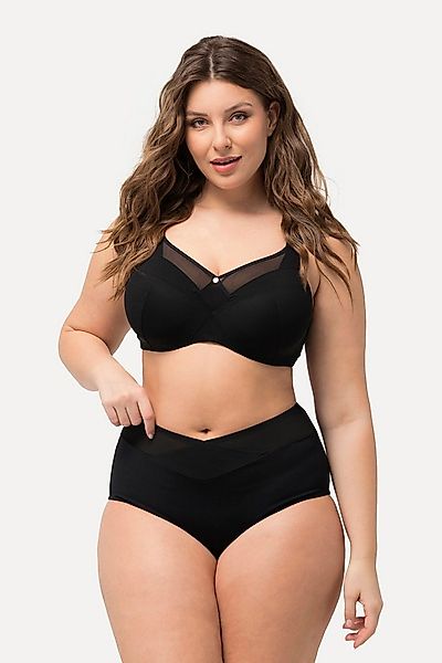 Ulla Popken Miederhose Shaping-Maxislip breiter Meshbund High Waist günstig online kaufen