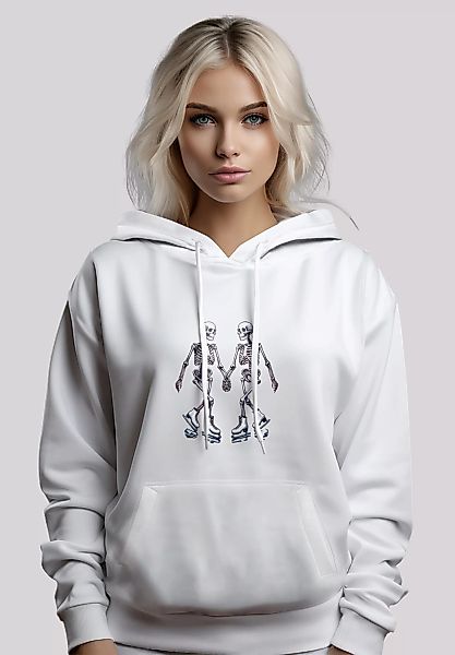 F4NT4STIC Kapuzenpullover "Skelettpaar Eislaufen Valentinstagsgeschenk", Pr günstig online kaufen
