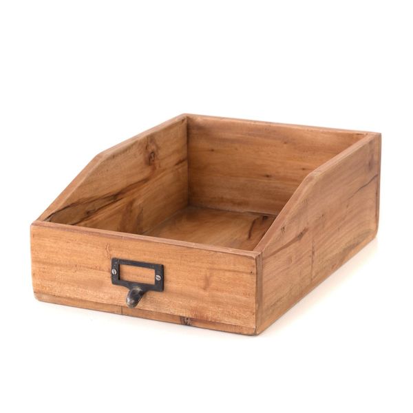 DESIGN DELIGHTS Aufbewahrungsbox DOKUMENTENABLAGE "CARTA", Altholz günstig online kaufen