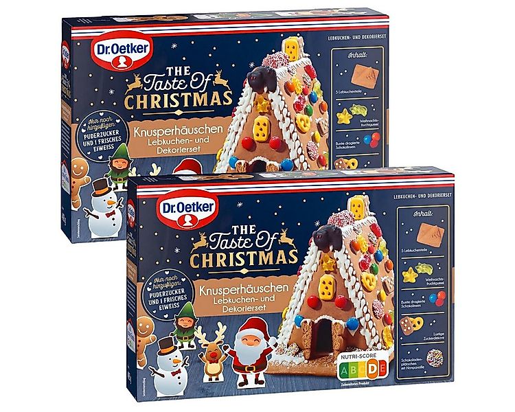 Dr. Oetker Küchenhelfer Weihnachtsfigur Dr. Oetker Knusper-Häuschen 2er Set günstig online kaufen