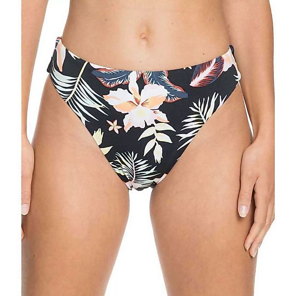 Roxy Printed Beach Classics Bikinihose Mit Mittlerer Taille S Anthracite Pr günstig online kaufen