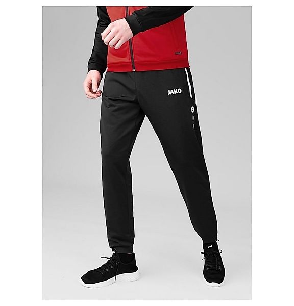 Jako Trainingshose Allround (100% Polyester) lang schwarz/weiss Herren günstig online kaufen