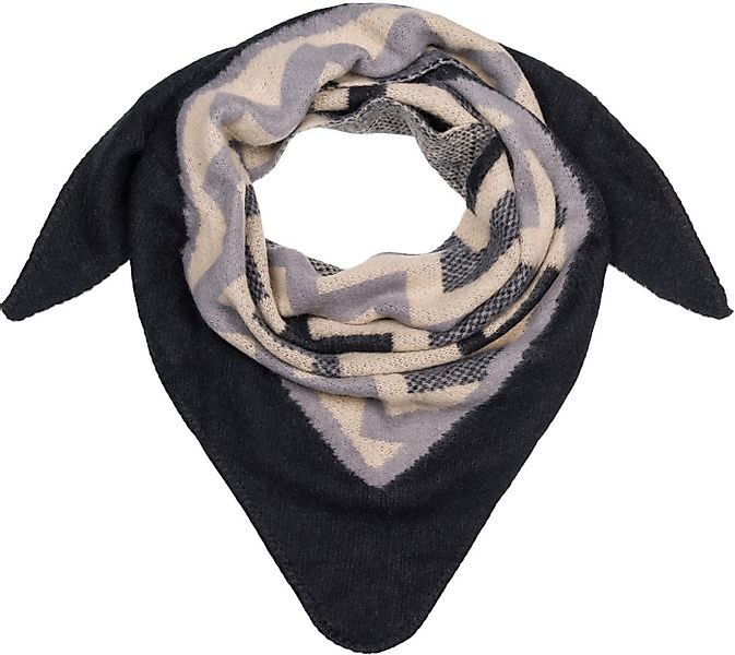 styleBREAKER XXL-Schal Web Dreiecktuch Zick-Zack, (1-St) günstig online kaufen