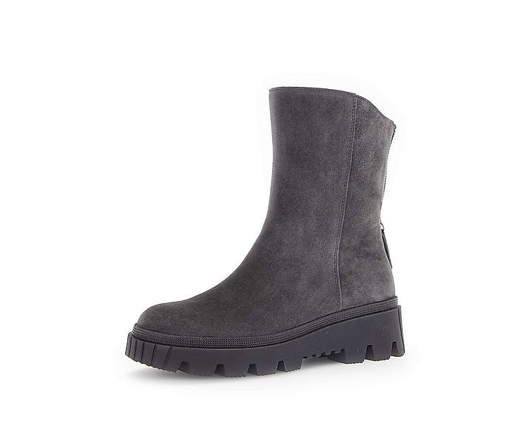 Gabor Plateau Stiefelette Materialmix Leder/Lederimitat Plateaustiefelette günstig online kaufen