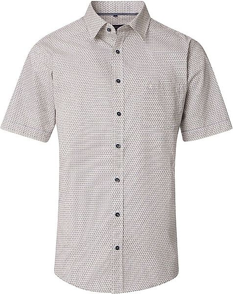 Casa Moda Short Sleeve Freizeithemd Druck Grün - Größe 3XL günstig online kaufen