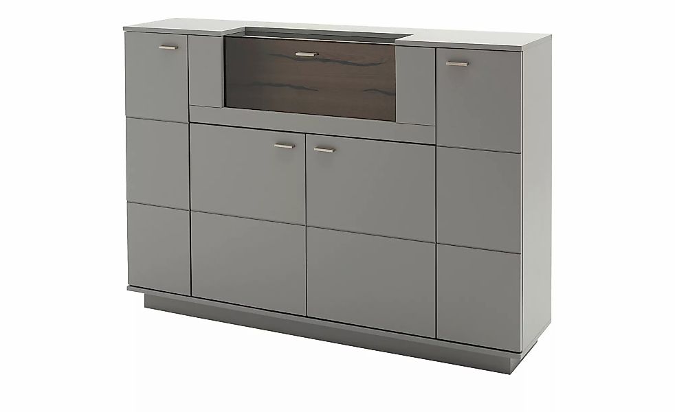 uno Highboard  Sella ¦ grau ¦ Maße (cm): B: 160 H: 113 T: 38.0 Kommoden & S günstig online kaufen