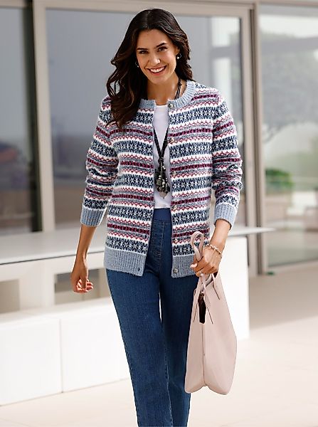 Witt Strickjacke Jacquardstrickjacke günstig online kaufen