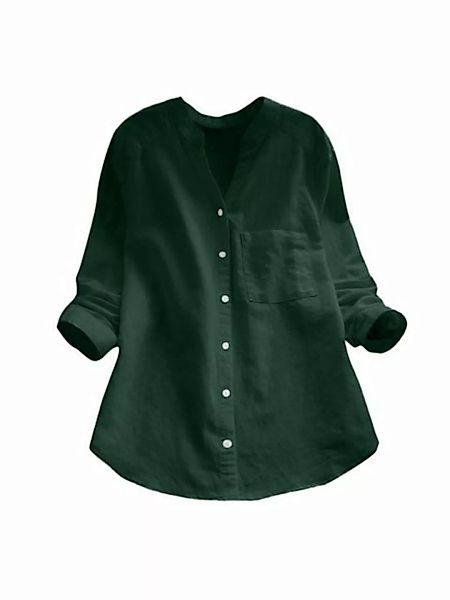 KIKI Blusenshirt Musselin Bluse Damen,Tunika Damenbluse Frühling Shirt für günstig online kaufen