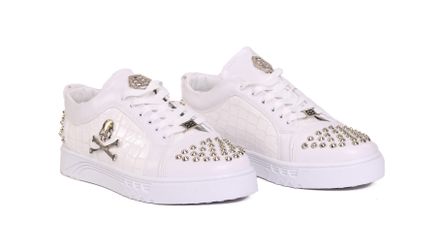 TAMBOGA Ausgefallener Designer Sneaker mit Totenkopf günstig online kaufen