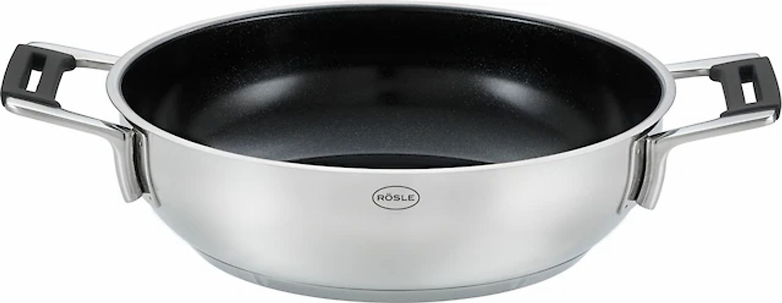 RÖSLE Servierpfanne »SILENCE PRO CeraPlus«, Edelstahl 18/10, (1 tlg.), natü günstig online kaufen
