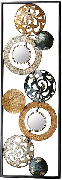 Kobolo Wandbild Metallbild Ringe und Kreise günstig online kaufen
