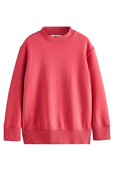 Next Longsweatshirt Angerautes Relaxed Fit Oversized-Sweatshirt günstig online kaufen