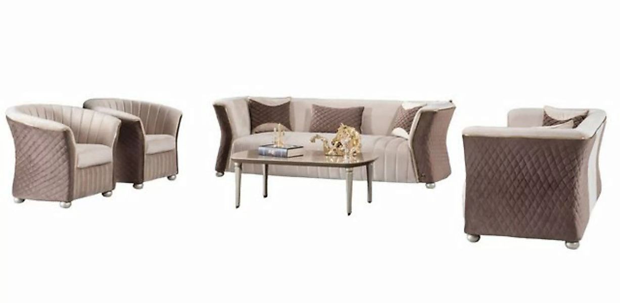 JVmoebel Sofa Modern Luxus elegant Sitzgarnitur 3+3+1+1 Sitzer Design, Made günstig online kaufen