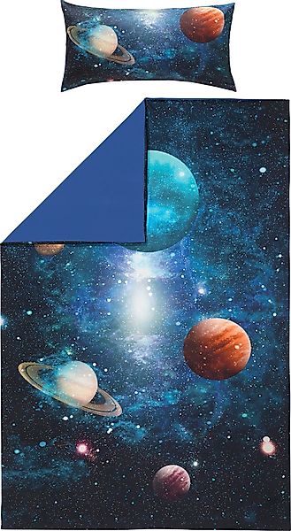 Erwin Müller Kinderbettwäsche Wendebettwäsche, Mako-Satin, 2 günstig online kaufen